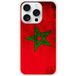 Apple iPhone 16 Drapeau maroc Verstevigd hoesje met sublimatie bedrukking