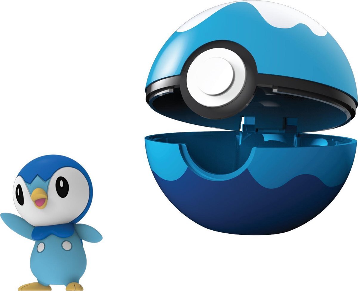 Pokémon Clip 'N' Go - Piplup & Dive Ball