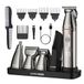 BarberBoss Baardtrimmer, Haartrimmer voor Mannen, 5-in-1 Baardverzorgingsset voor Mannen, Baardtrimmerset voor Mannen, Precisiescheermes, Precisie Neus-, Oor- en Lichaamstrimmer, QR-6010