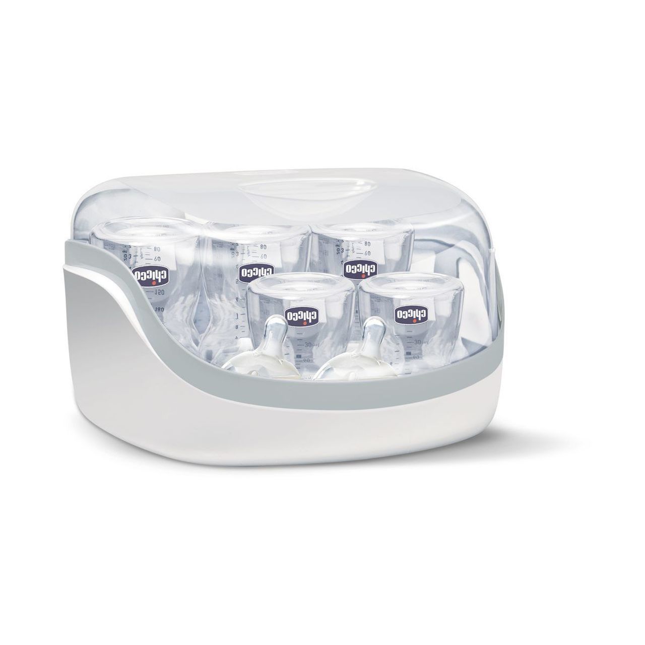 Chicco Sterilisator voor de magnetron - Wit - 5 flessen