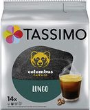 Tassimo, 70 koffiepads, Lungo Columbus, compatibel met Tassimo machines, 70 Lungo-koffie, evenwichtig en romig, 5 verpakkingen met elk 14 pads