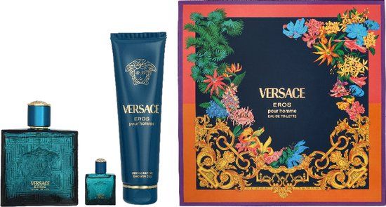 Versace Eros Pour Homme Giftset edt 5ml + 100ml + Showergel 150ml