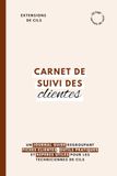 Carnet Technicienne de cils Carnet de suivi des clientes