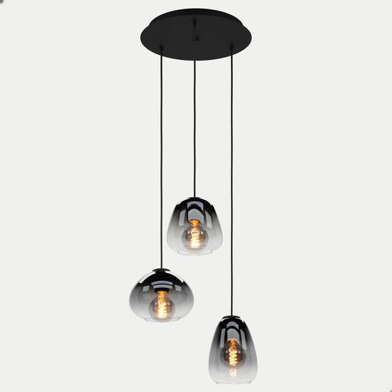 EGLO Aguilares Hanglamp - Ø 43 cm - Zwart - E27