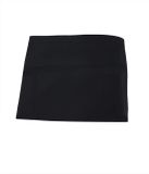 Velilla Korte schort zwart Polyester/Katoen Effen One size