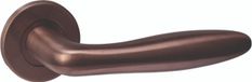 Intersteel Deurkruk Q 03 op rozet verdekt ø52x6mm PVD brons