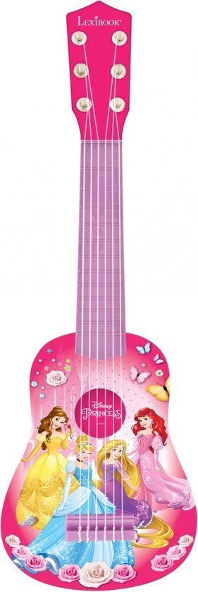 LEXIBOOK Disney Princess - My First Guitar - 21" - Pink