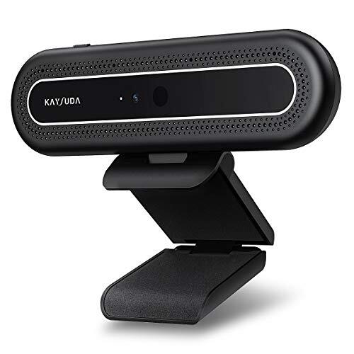 Kaysuda CA20 gezichtsherkenning USB IR camera voor Windows Hello Windows 10, webcamera tot 1080P (instapniveau) met dubbele omnidirectionele microfoon voor videoconferentie en thuiskantoor