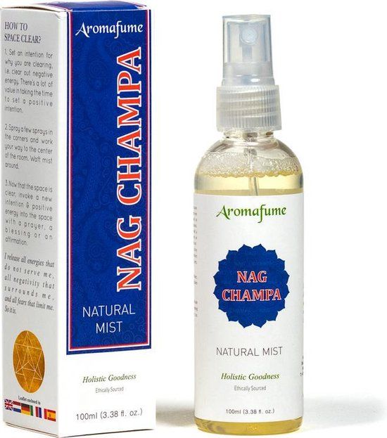 Aromafume Luchtverfrisser Spray Nag Champa (100 ml) - Blauw