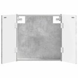 vidaXL Dartbord Kabinet ALKMAAR Betongrijs 52,5 x 10,5 x 53,5 cm
