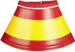 HKM Springschoenen Flags Pony Geel/Rood