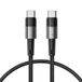 Tech-Protect Ultraboost USB-C naar USB-C Kabel 100W 0.25m Grijs