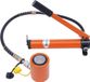 Pompe hydraulique - BSC-20 + CP-180 - Capacité de levage : 20 tonnes - 70 MPa - Pompe manuelle - Hauteur de levage : 50 mm - Portable - Orange-rouge