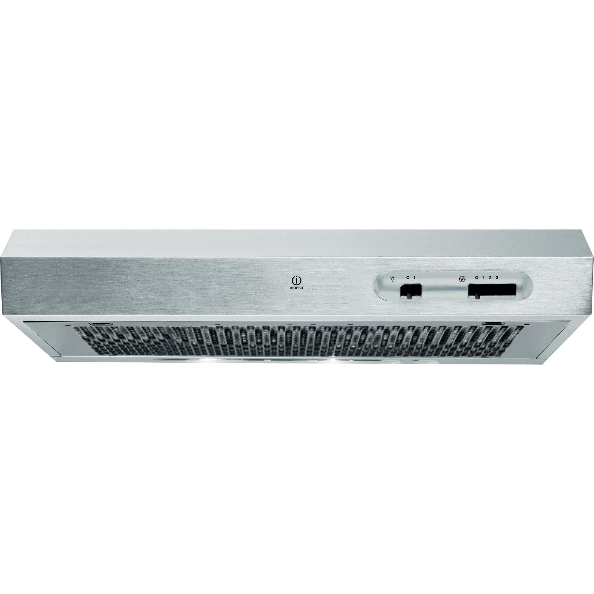 Indesit ISLK 66 LS X - Onderbouw afzuigkap - RVS - 272 m³/uur