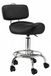 Selle ergonomique avec dossier, réglable en hauteur de 50 à 64,5 cm