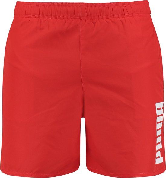 PUMA SWIM MEN MID SHORTS - Rood - Maat L - Mannen