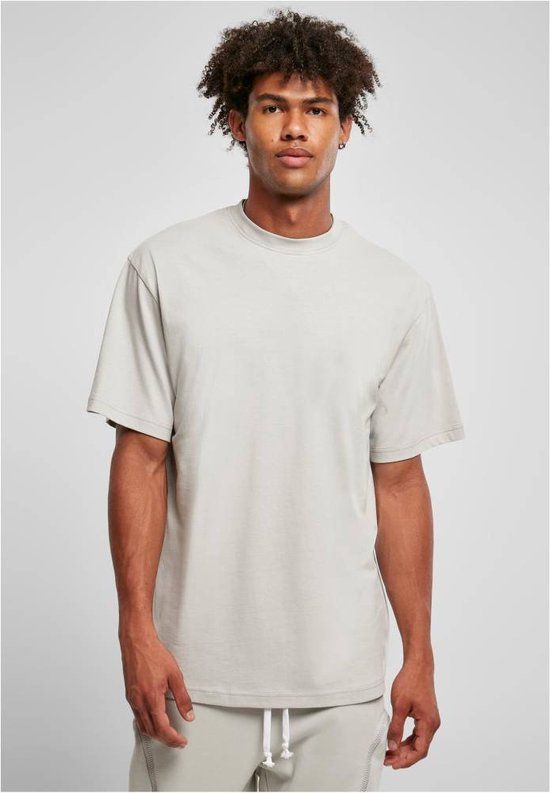 Urban Classics Tall lightasphalt T-shirt heren - Grijs - XL