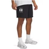 Under Armour Ua Rival Terry Logo 8in Short Zwart