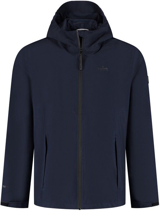 Kjelvik Outdoorjas Kiron Donkerblauw