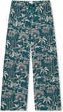 SCHIESSER Pantalon Dames Groen Modal/Elastaan/Katoen