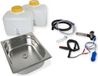 Ad Ideen Bar. 12V Camping wastafelset, wasbak/spoelbak, afmetingen 325x265x100