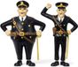 Pippi Langkous Kinderboeken politie figuren set - kunststof speelgoed
