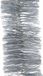 Kaemingk B.V. 4x Guirlande pailletten argent 270 cm
