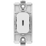 Schneider Electric GGBL202KEPWPW Lisse 2-weg sleutelschakelaarmodule, 20AX, wit