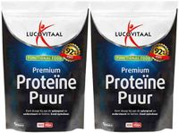 Lucovitaal Premium Soja Proteïne Puur - 2 x 500 g - Pack avantage