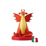 FABA Sonoro-personage - Lily en Draghetto. Onderwijs in vriendelijkheid - Geluidsspecifieke verhalen en sprookjes, kinderen en meisjes 2-4 jaar, spel Italiaanse versie, educatieve inhoud
