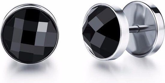 Mendes Jewelry Stud oorbellen Zircon Silver