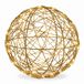 Merkloos Relaxdays LED bol - Ø 30 cm - goud