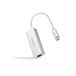 Nanocable 10.03.0402 USB-C naar Gigabit Ethernet Netwerkkaart, 1000 Mbit/s, Zilver