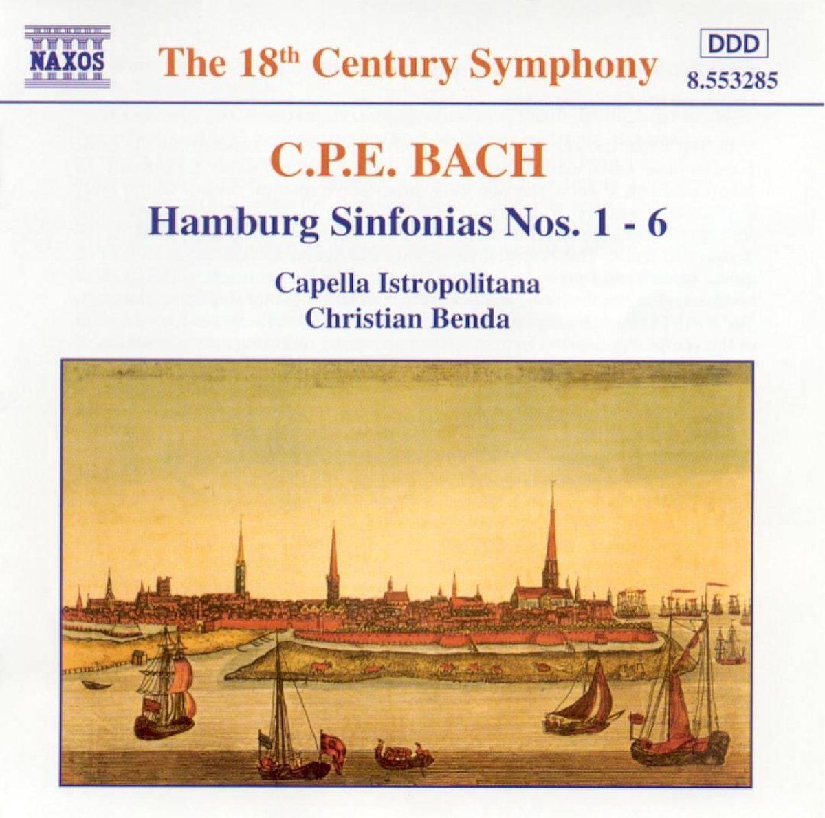 OUTHERE C.P.E. Bach: Hamburg Sinfonias / Bends, Capella Istropolitana - Muziek