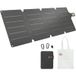 Chargeur Solaire Pliable 36w Panneau Solaire Portable Ports Type-c Et Usb-a Imperméable Ip67 89,8 X 27,9 X 1 Cm Gris