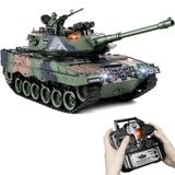 Char RC - Leopard II - 1:18 - 2,4 GHz - Effet fumée - Son et lumière