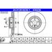 ATE Lot De 2 Disques De Frein 24.0130-0236.1 Audi 4g0 615 301 Ab 4g0 615 301 B
