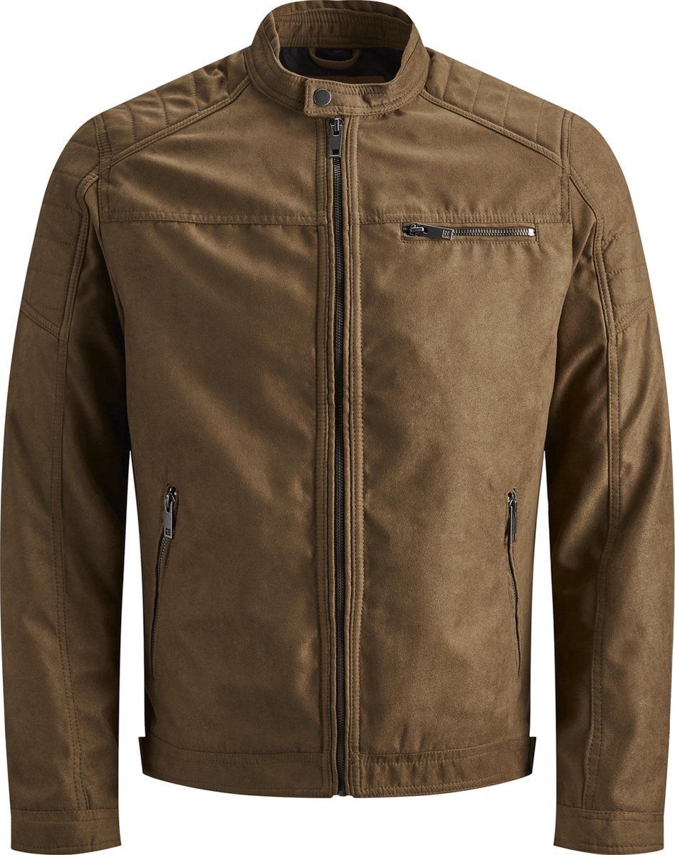 Jack & Jones Plus Size JJEROCKY JACKET NOOS PS Heren Jas - Maat EU2XL US1L - Bruin