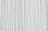 Zeller placemats - gevlochten - metallic wit - rechthoekig - 30 x 45 cm