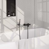 Brauer Black Edition Opbouw Baddouche Thermostaatkraan - Mat Zwart