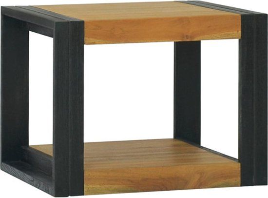vidaXL Badkamerwandkast - 45x45x35 cm - Massief Teakhout