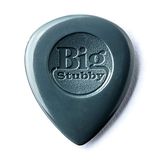 Dunlop Jim Dunlop Big Stubby Plectrums - 3.00 mm - Grijs - 24 Stuks