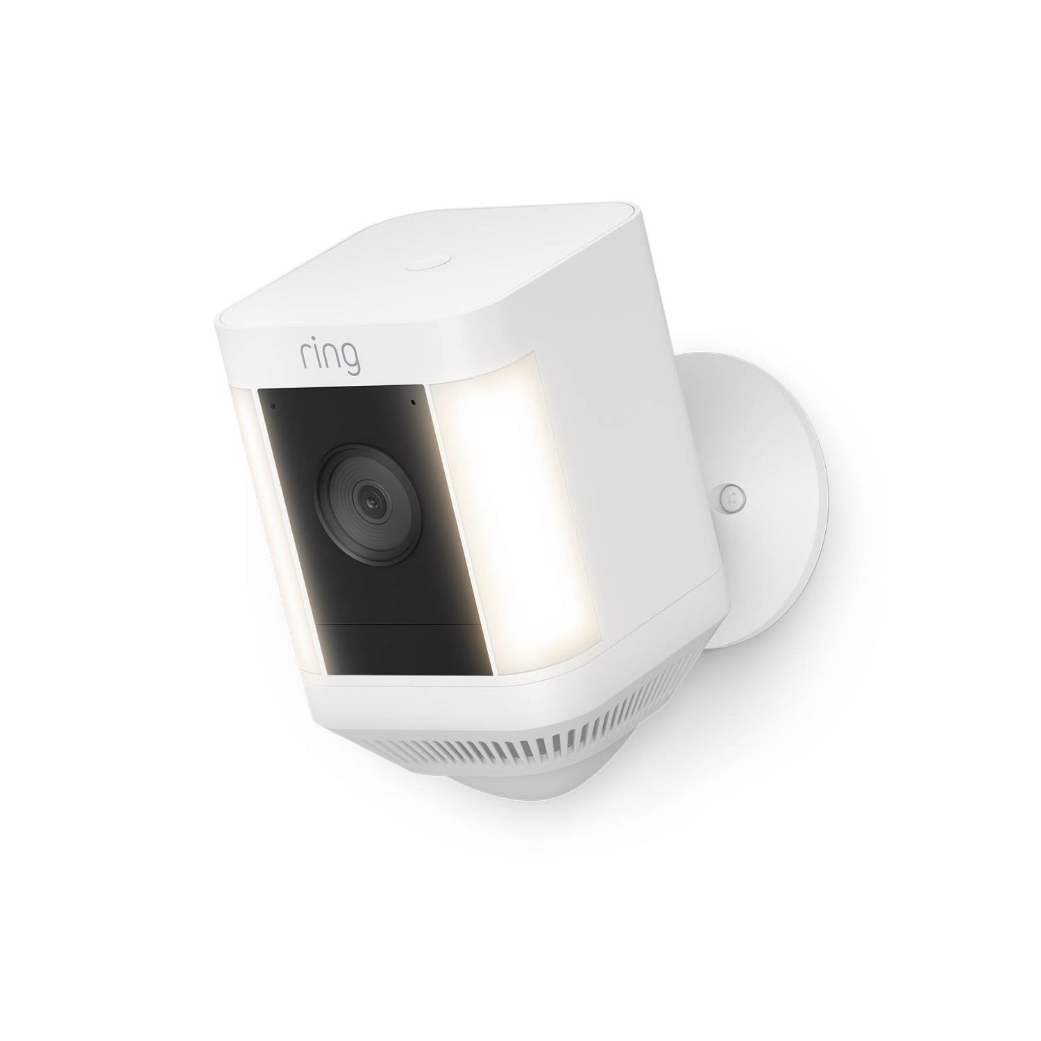 Ring Spotlight Cam Plus Battery - White - Outdoor Security Camera