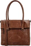 Hide & Stitches Westland Laptoptas 13,3 Inch - Leer - Cognac