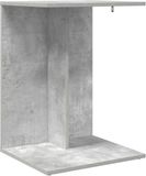 vidaXL Bijzettafel Beton Grijs 45 x 40 x 62,5 cm Bewerkt hout