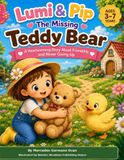 Lumi & Pip’s Wonder Meadow: The Missing Teddy Bear: A Sweet Coloring Adventure for Kids Ages 3-7