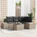 Maison Exclusive - Set de bancs de jardin avec espace de rangement. Polyrotin gris clair