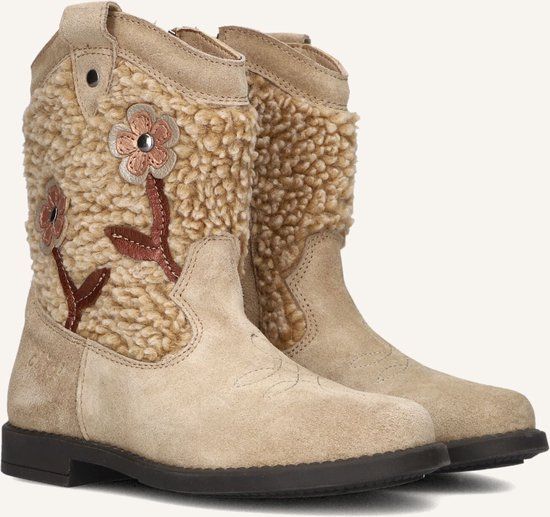 Clic! 21102 Laarzen - Suède - Meisjes - Beige - Maat 30