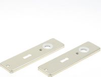 Hoppe Kortschild, aluminium champagne 202kp/sl56