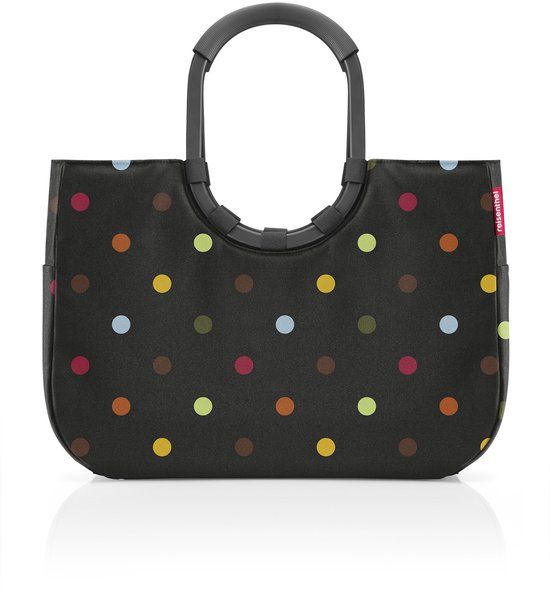 Reisenthel Loopshopper L Shopper - Frame Dots Zwart